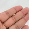 Herraje Cilindro diamantado 3mm Oro amarillo 18k 0,08 Gr