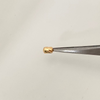 Herraje Cilindro Diamantado 4mm Oro amarillo 18k 0,1 Gr