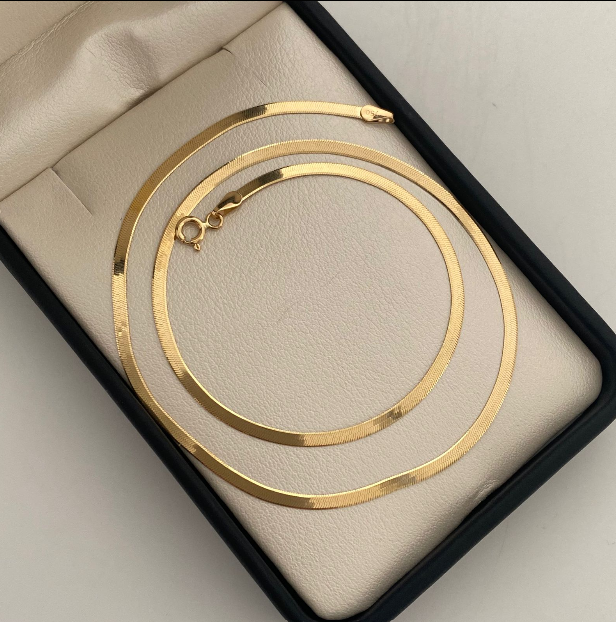 Cadena It Espejo Oro amarillo 18k +2 / 3,2 Gr / 2,1 mm / 45 Cm