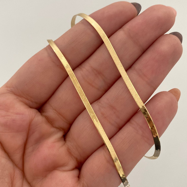 Cadena It Espejo Oro amarillo 18k +2 / 3,2 Gr / 2,1 mm / 45 Cm