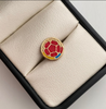 Herraje Balon Oro amarillo 18k 0,9 Gr / 1.5 Cm