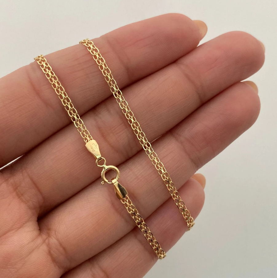 Cadena It Escalera Oro amarillo 18k 1,8 Gr / 2,1 mm / 60 Cm