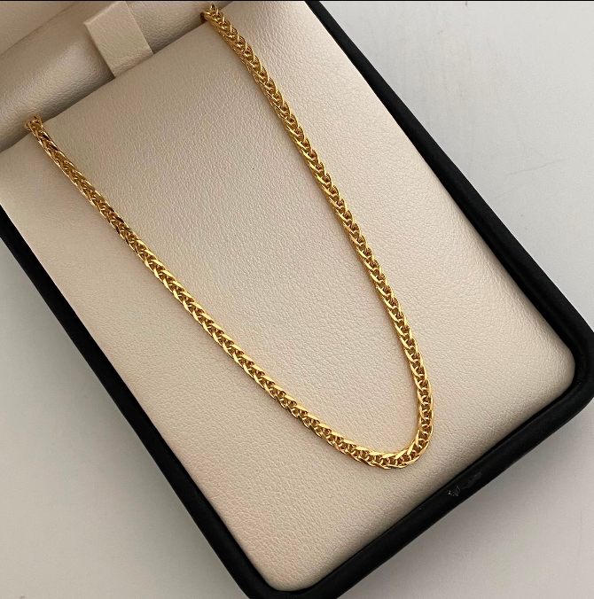 Cadena It Franco Oro amarillo 18k +1 / 5,8 Gr / 2,1 mm / 50 Cm