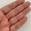 Cadena It Mini 3x1 Oro amarillo 18k 1,55 Gr / 1,4 mm / 50 Cm