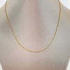 Cadena It Mini Militar Oro amarillo 18k 2,1 Gr / 0,9 mm / 50 Cm