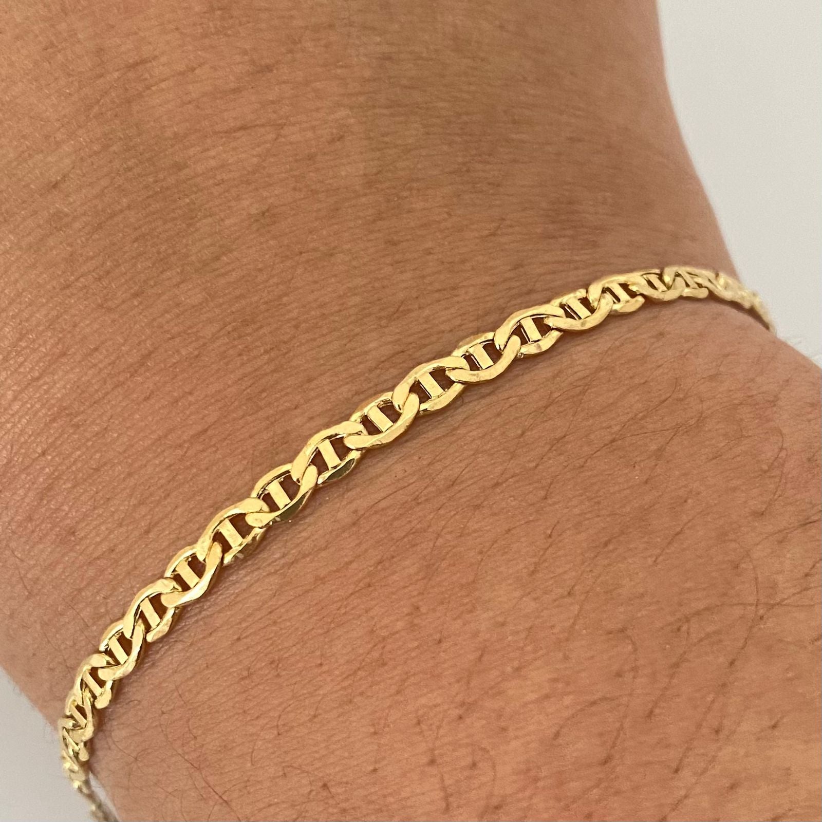 Pulso It escalera Oro amarillo 18k +1 / 2,7 Gr / 3,4 mm / 20,5 Cm