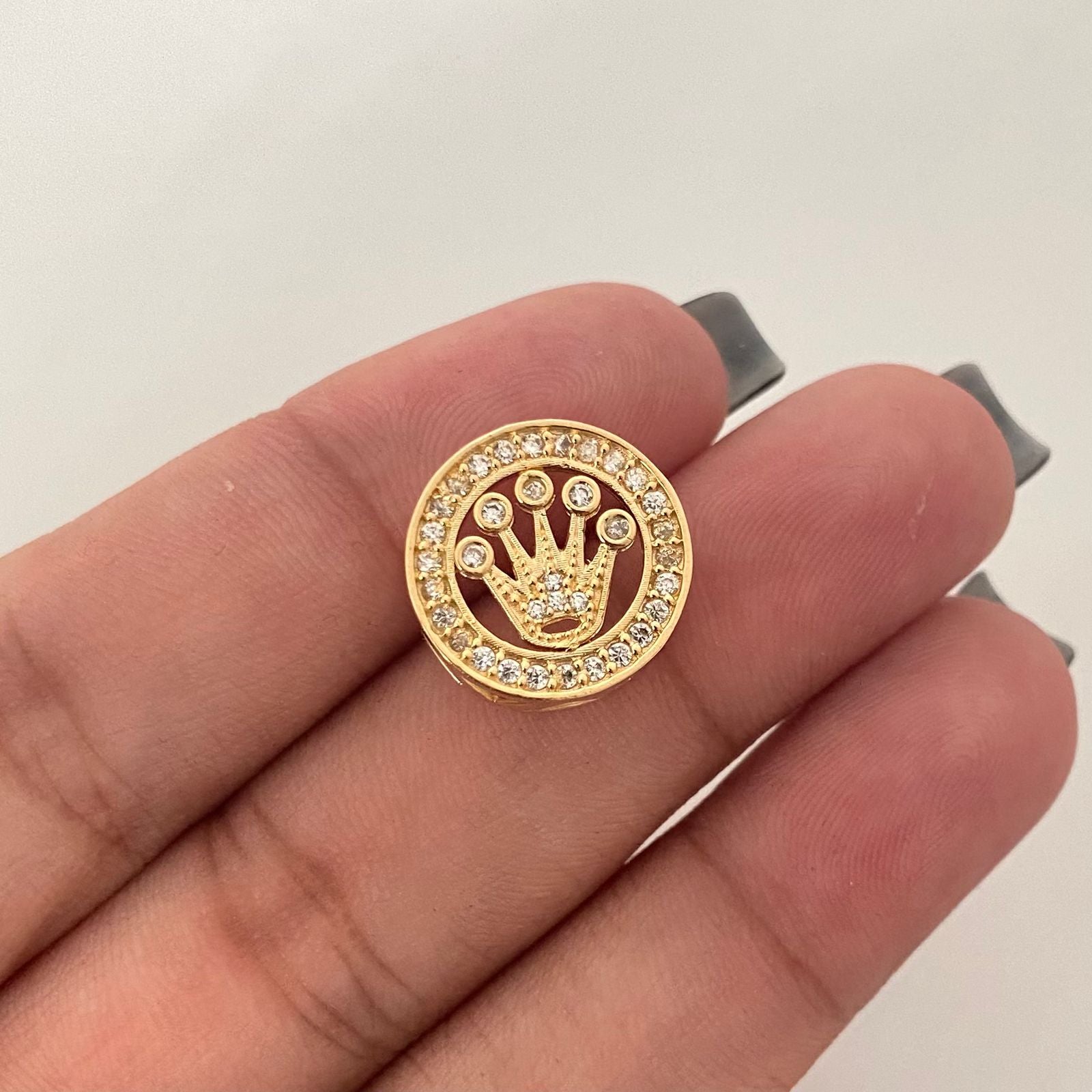 Herraje corona rx casting Oro amarillo 18k 3,05 Gr / 1,7 Cm