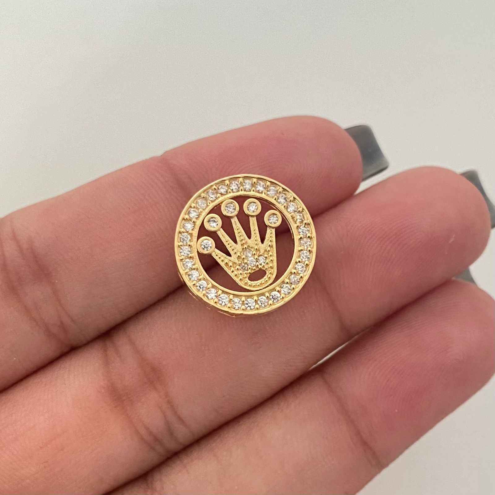 Herraje corona rx casting Oro amarillo 18k 3,3 Gr / 1,7 Cm