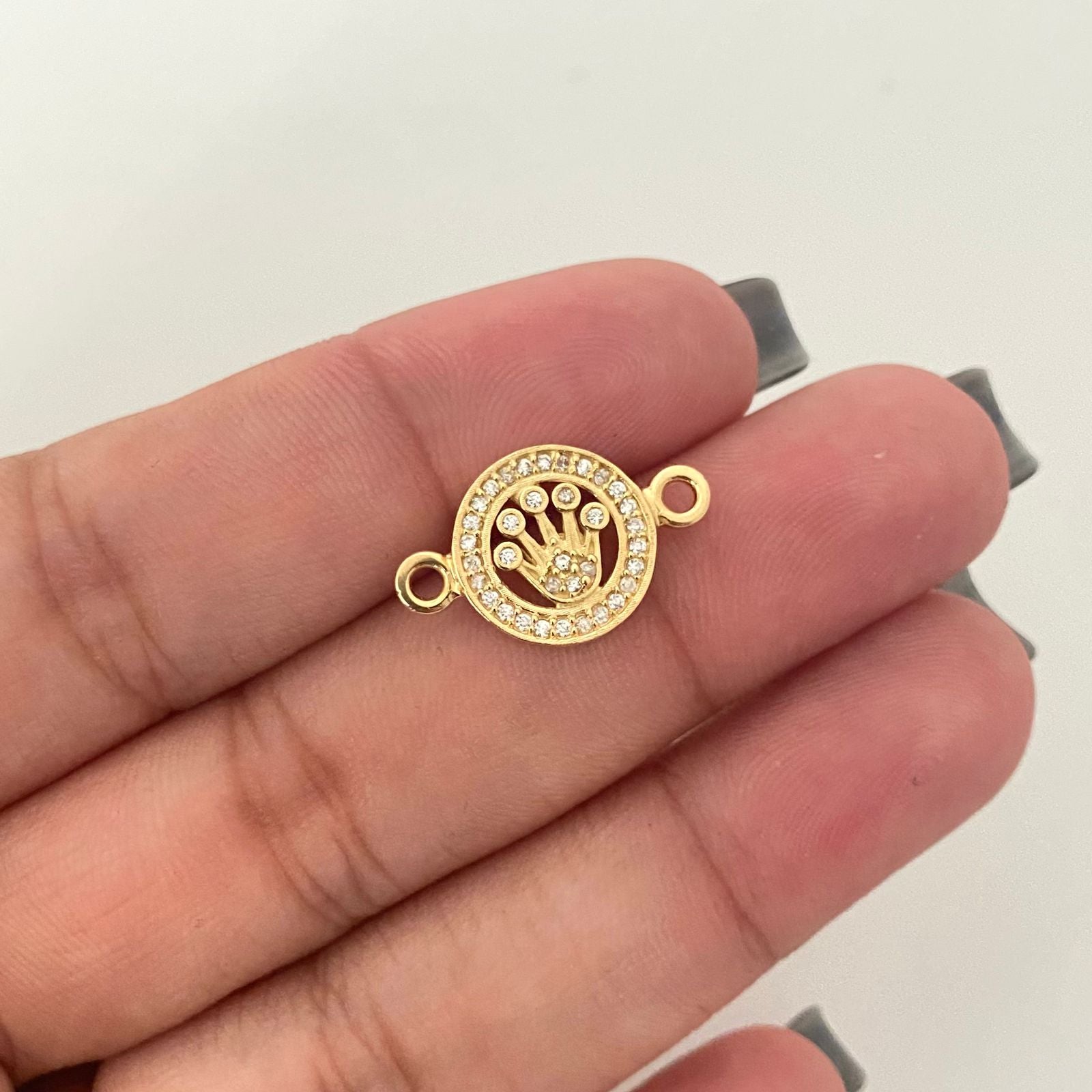 Herraje corona rx casting Oro amarillo 18k 1,85 Gr / 2,2 Cm