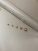 Bola diamantada 5mm  Oro amarillo 18k 0,17 Gr