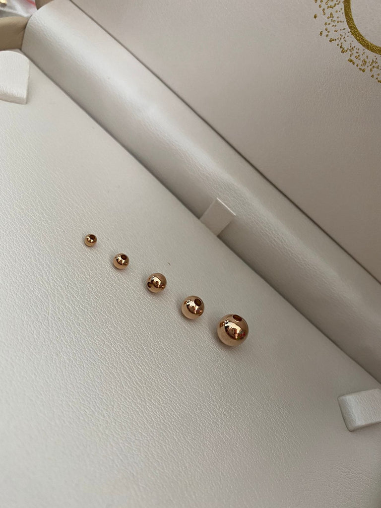 Bola lisa 5mm  Oro rosa 18k 0,14 Gr