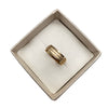 Anillo argolla mate y lisa (POR FABRICACION) Oro amarillo 18k / Talla 8 / 11,0 Gr