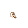 Dije argollas grabado sello casting (POR FABRICACION) Oro rosa 18k 5,0 Gr / 2,5 Cm