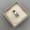 Anillo argolla lisa (POR FABRICACION) Oro amarillo y Oro blanco 18k / Talla 8 / 6,0 Gr