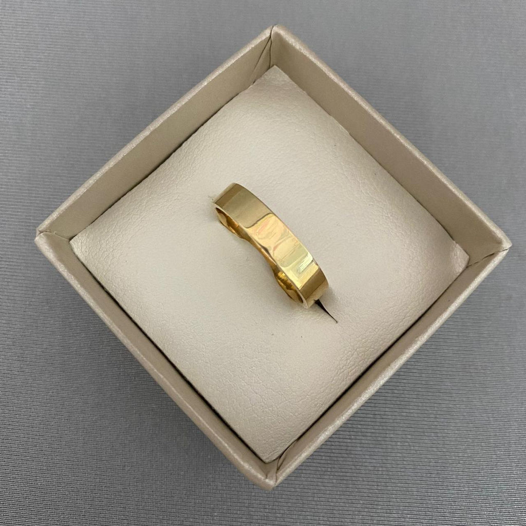 Anillo argolla lisa (POR FABRICACION) Oro amarillo 18k / Talla 8 / 6,0 Gr