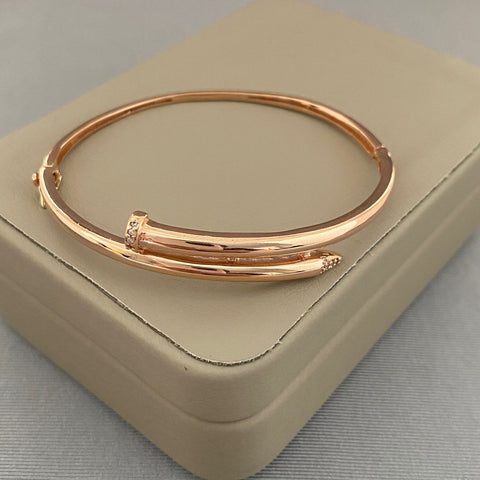 ARO CLAVO ORO ROSA 18K 10 GR / 3,5 MM / 18 CM