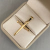 DIJE CRUZ CLAVOS ORO AMARILLO 18K 1,60 GR / 3,6 CM
