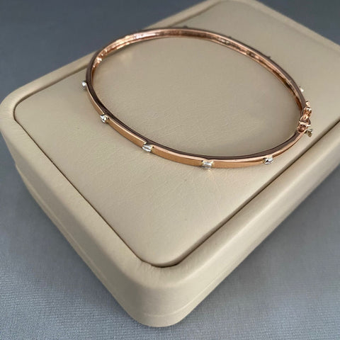 ARO SELLO ORO BLANCO Y ORO ROSA 18K 6,30 GR / 17,5 CM