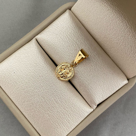 Dije san benito Oro amarillo 18k 0,50 Gr / 1,5 Cm