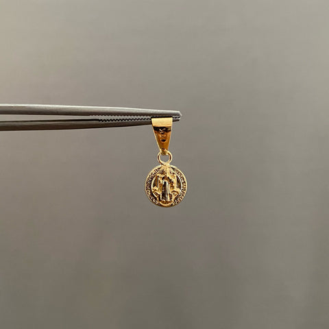 Dije san benito Oro amarillo 18k 0,50 Gr / 1,5 Cm