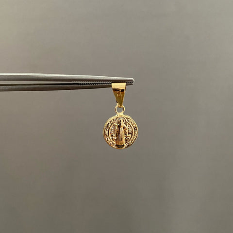 Dije san benito Oro amarillo 18k 0,6 Gr / 2 Cm