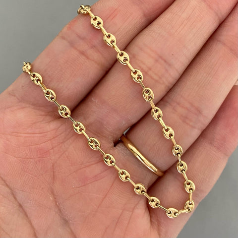 Pulso baby gc  Oro amarillo 18k 2,10 Gr / 3,3 mm / 19 Cm Broche 0,35
