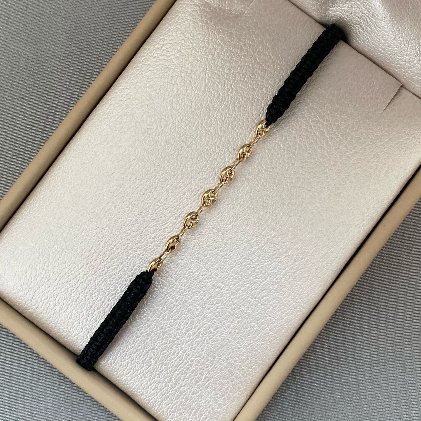 PULSERA TEJIDA 7 ESLABONES GC ORO AMARILLO 18K 0,4 GR
