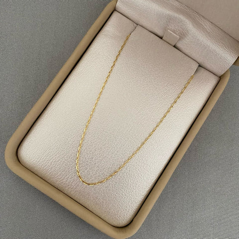 Cadena It plana Oro amarillo 18k 1,5 Gr / 1,1 mm / 50 Cm
