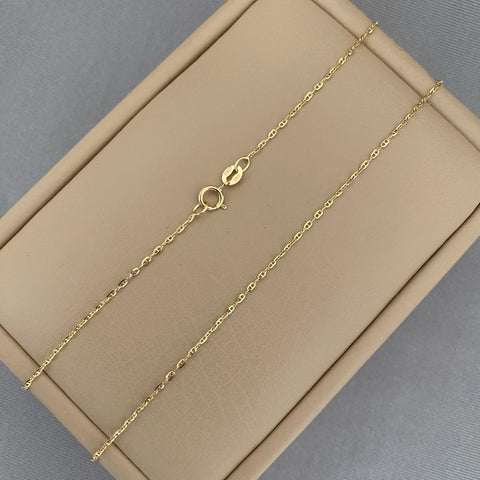 Cadena It plana Oro amarillo 18k 1,5 Gr / 1,1 mm / 50 Cm