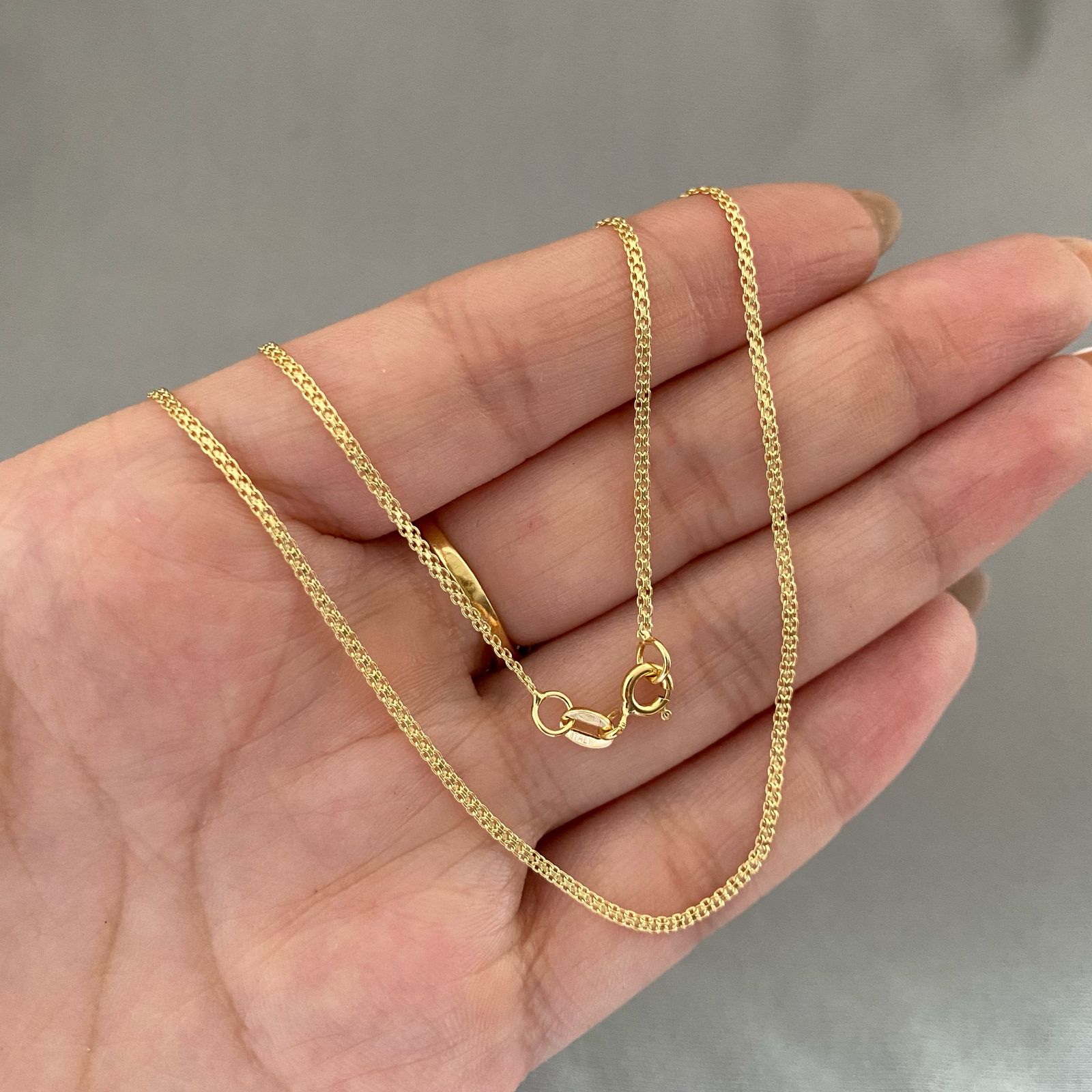 Cadena It mini china Oro amarillo 18k 3,35 Gr / 1,45 mm / 60 Cm