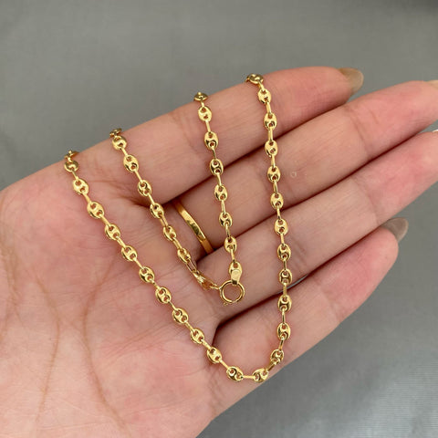 Cadena gc Oro amarillo 18k 5,45 Gr / 3,25 mm / 61 Cm Broche 0,15
