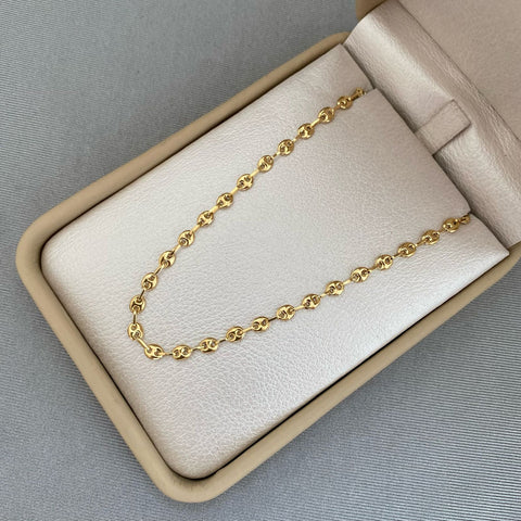 Cadena gc Oro amarillo 18k 5,45 Gr / 3,25 mm / 61 Cm Broche 0,15