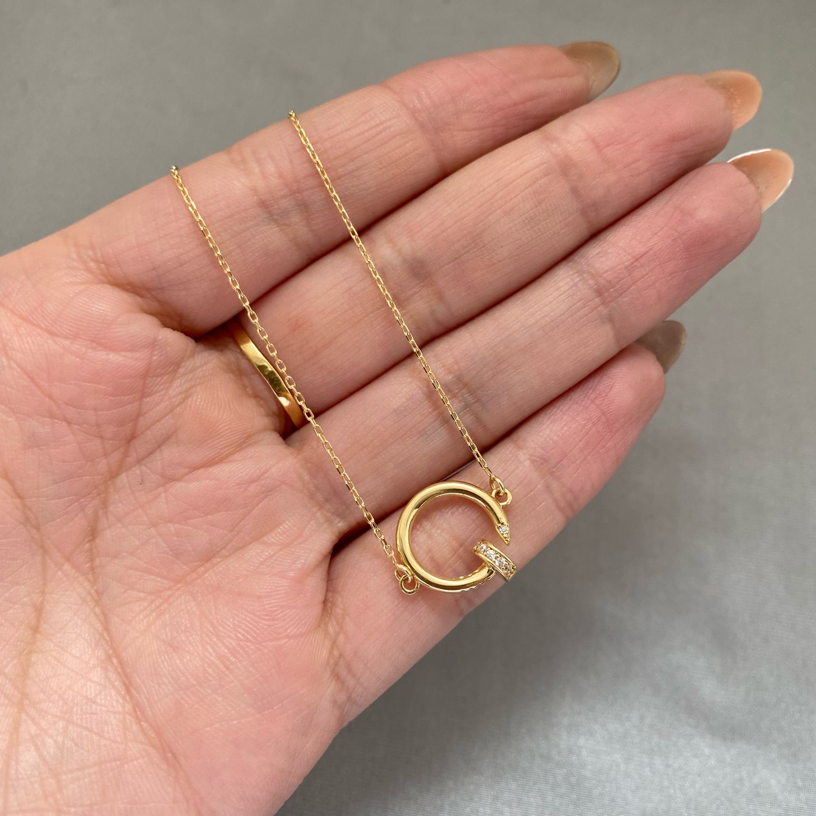 Pulso It clavo central graduable a 18cm Oro amarillo 18k +4 / 2,15 Gr / 1,5 mm / 16,5 Cm