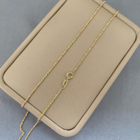 Cadena It mini lazo Oro amarillo 18k +2 / 1,0 Gr / 1,0 mm / 50 Cm