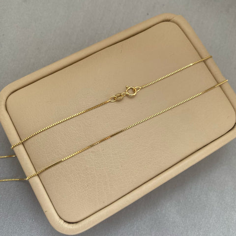 Cadena It veneciana Oro amarillo 18k 1,25 Gr / 1,0 mm / 40 Cm