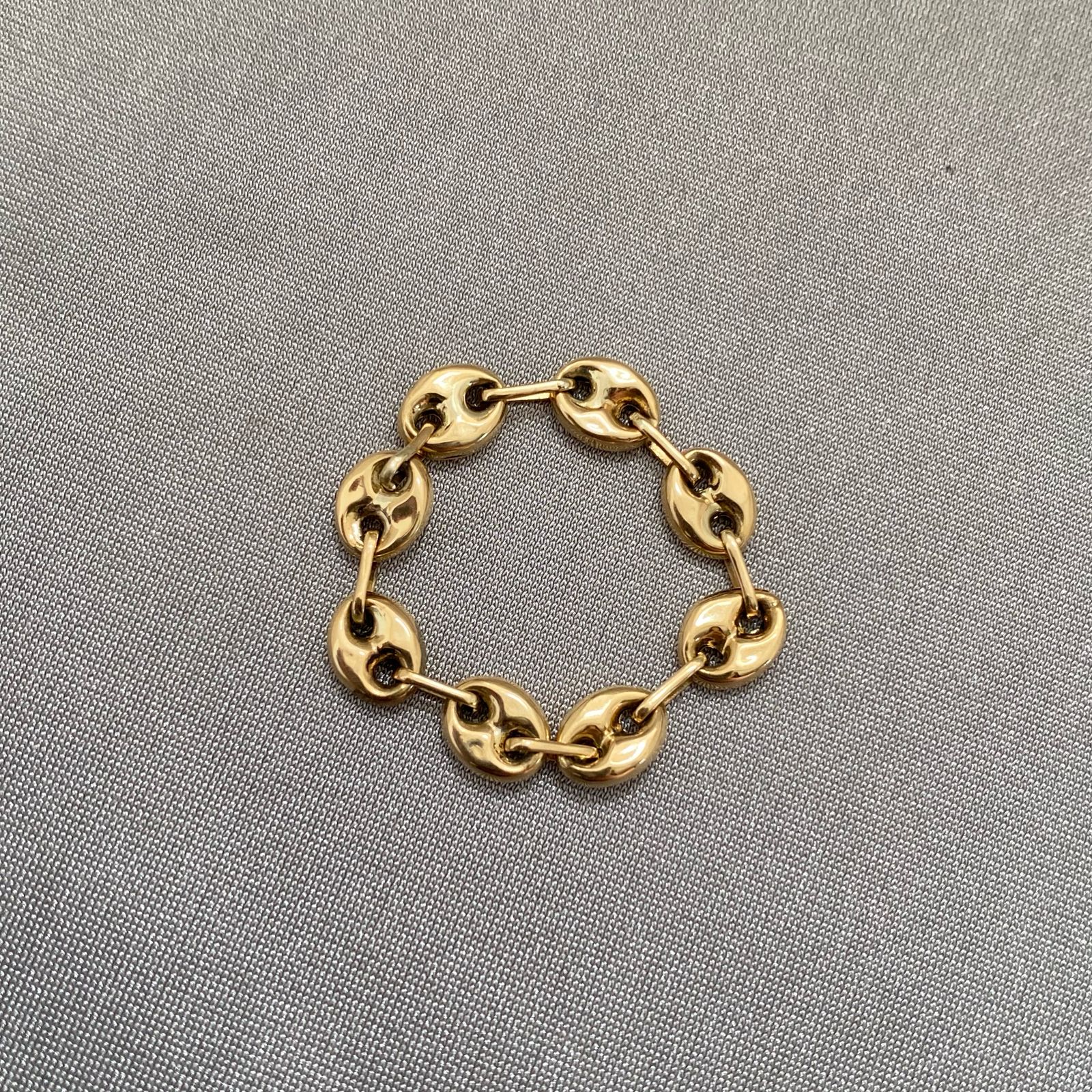 Anillo gc Oro amarillo 18k / Talla 9 3/4 / 1,1 Gr