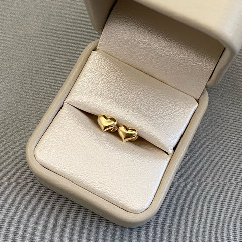 Topos corazon inflado Oro amarillo 18k 0,65 Gr / 7,35 mm