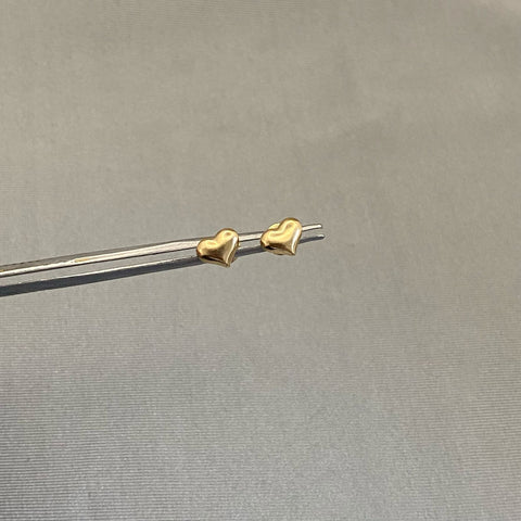 Topos corazon inflado Oro amarillo 18k 0,65 Gr / 7,35 mm
