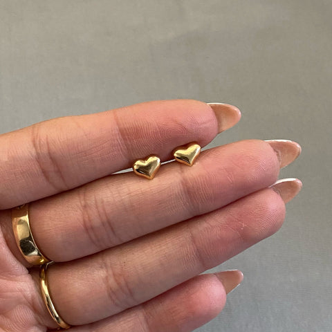 Topos corazon inflado Oro amarillo 18k 0,65 Gr / 7,35 mm