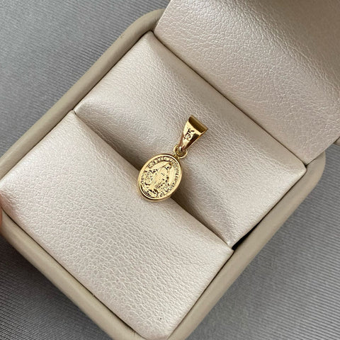 Dije virgen milagrosa Oro amarillo 18k 0,65 Gr / 2,0 Cm