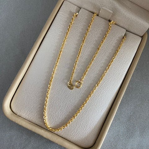 Cadena It lazo Oro amarillo 18k +1 / 1,95 Gr / 1,85 mm / 50 Cm