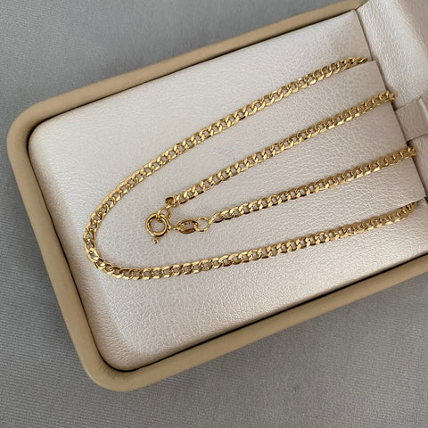 Cadena It cubana Oro amarillo 18k 5,4 Gr / 2,8 mm / 60 Cm
