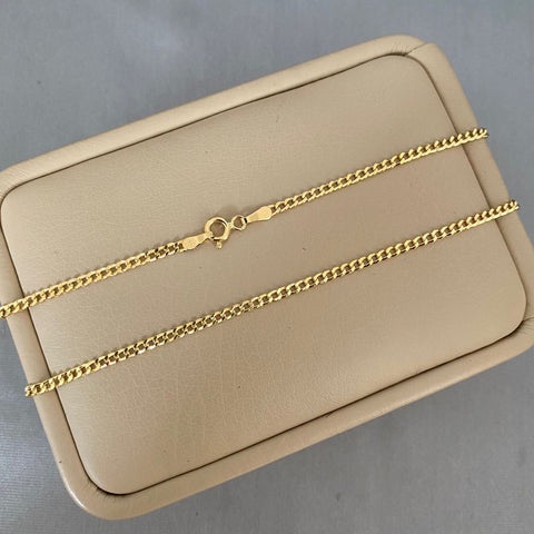 Cadena It cubana Oro amarillo 18k 3,25 Gr / 2,2 mm / 50 Cm