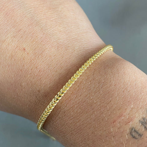 Pulso It franco Oro amarillo 18k +1 / 3,65 Gr / 2,3 mm / 20,5 Cm