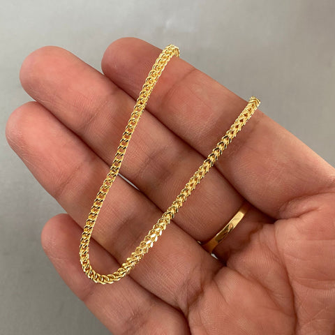 Pulso It franco Oro amarillo 18k +1 / 3,65 Gr / 2,3 mm / 20,5 Cm