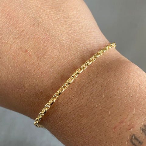 Pulso It escalera Oro amarillo 18k +1 / 1,9 Gr / 2,2 mm / 21 Cm