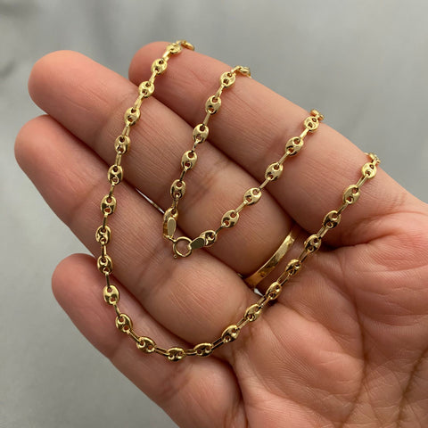 Cadena baby gc Oro amarillo 18k 4,35 Gr / 3,15 mm / 41 Cm Broche 0,10