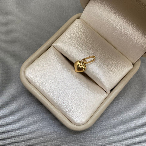 Dije corazon inflado Oro amarillo 18k 0,4 Gr / 1,5 Cm