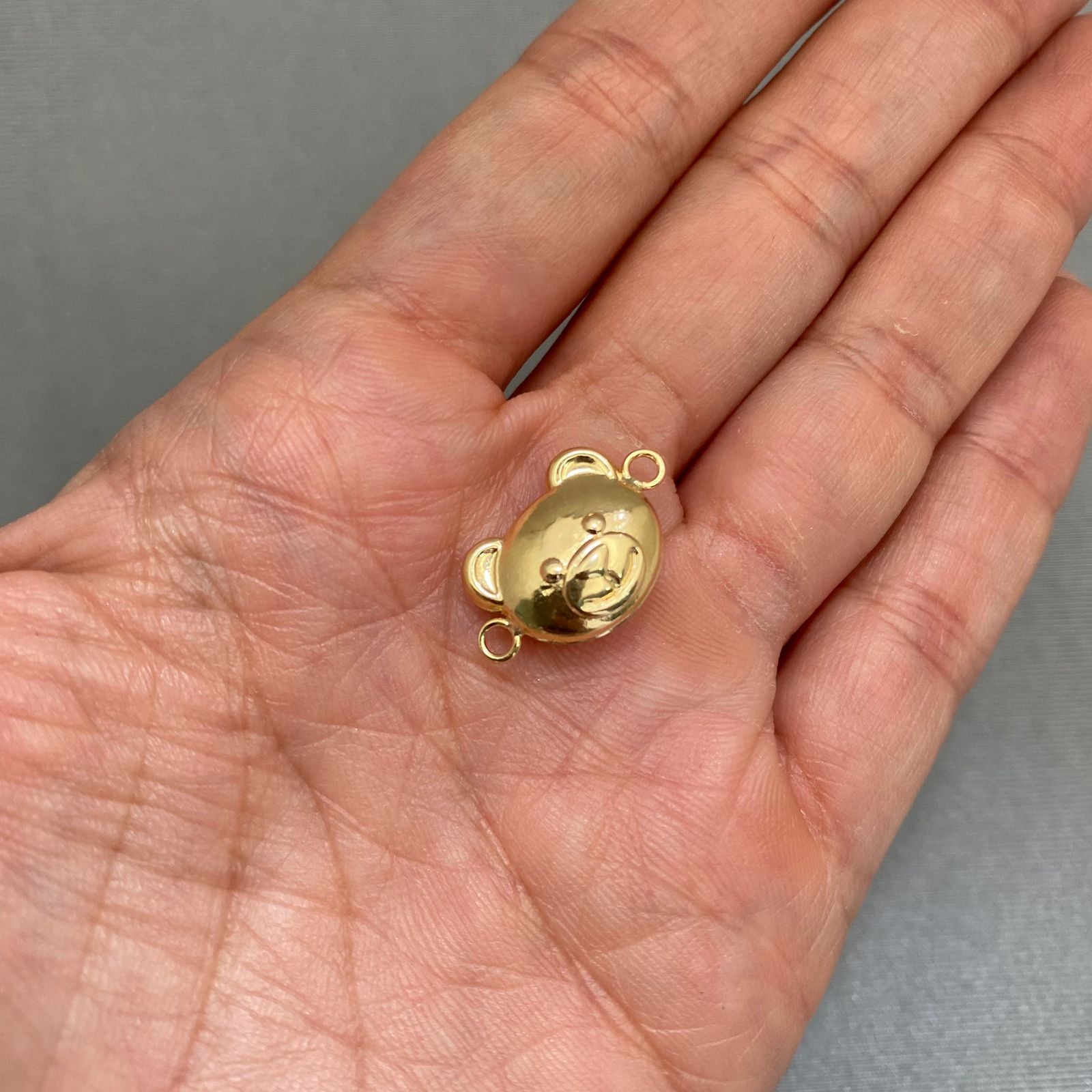 Herraje cara oso Oro amarillo 18k 1,05 Gr