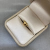 Herraje corazon inflado Oro amarillo 18k 0,3 Gr / 0,8 Cm
